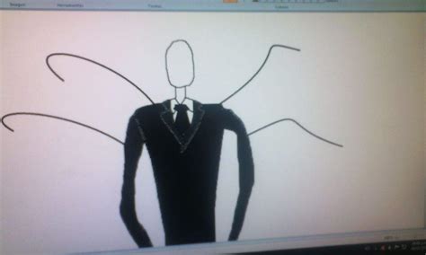 Como Dibujar A Slenderman En Paint Creepypastas Amino Amino