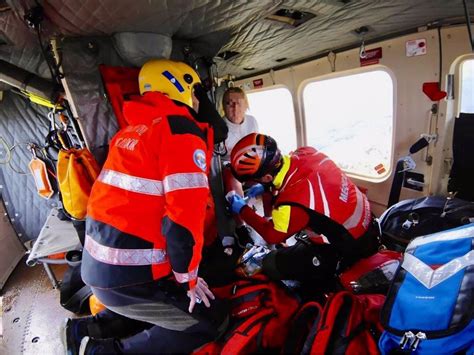 Evacuada En Helicóptero Una Mujer Inglesa Accidentada Cuando Practicaba