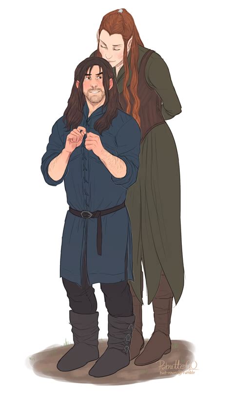 Kiliel Library Kili And Tauriel Hobbit Art The Hobbit