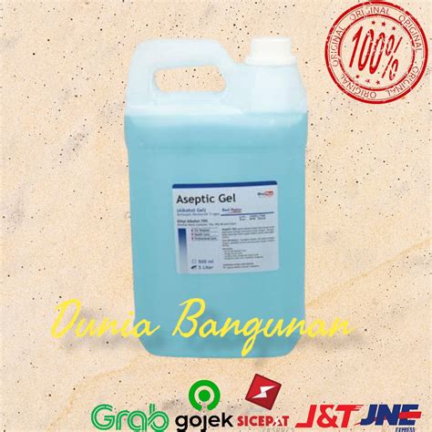 Jual Aseptic Gel Onemed Liter Original Refill Hand Sanitizer Aseptic