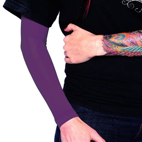 Purple Full Arm Sleeves to Cover Up Your Tattoos at Work | U.S. Made Tat2X