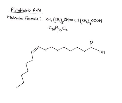 Solved What Is The Line Structure For Palmitoleic Acid Course Hero