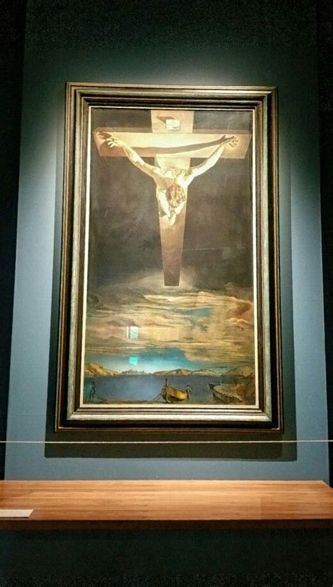 Cuadro Original Cristo De San Juan De La Cruzde Salvador Dalí En El Museo De Kelvingrove En