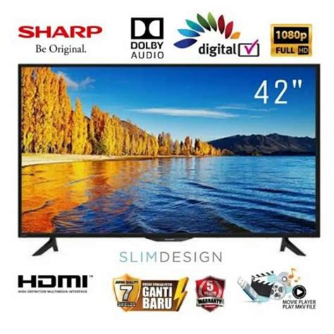 Jual LED SHARP DIGITAL 2T C42DD1I LED 42 INCH Full HD Digital TV