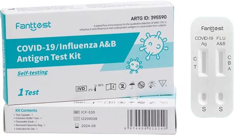 Fanttest In Combo Rat Test Influenza Flu A B And Covid Rapid