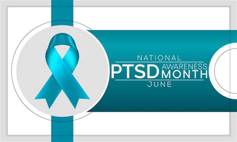 Premium Vector Ptsd Awareness Month Is Observed Every Year In June