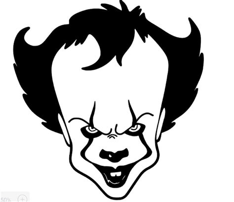 Pennywise Stencil Printable