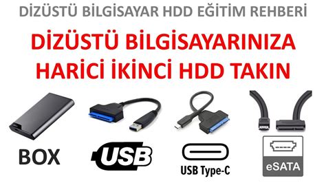 Bilgisayara Harici Olarak Harddisk Takma Bilgisayar N Za Kinci