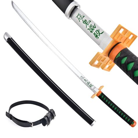 Buy Demon Slayer Anime Inch Bamboo Blade Samurai Katana With Belt