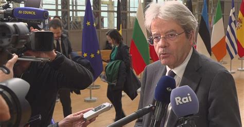 Gentiloni Non Possiamo Sottovalutare Le Tensioni Nel Mar Rosso