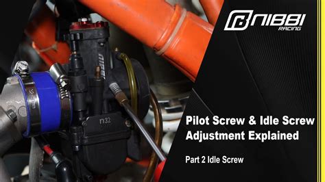 Pilot And Idle Screw Adjustment Explained Pilot Screw