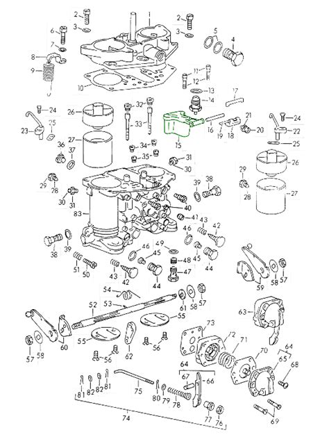 DANSK 1615150300 Float For Carburetor Solex 40 PII 4 And 44 PII 4 For