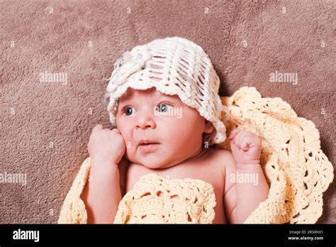 Newborn Baby Girl Stock Photo Alamy