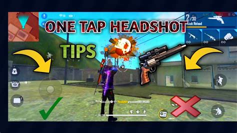 How To One Tap Headshot With M500 Free Fire One Tap Headshot Tips