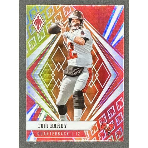 Tom Brady Panini Phoenix Fire Burst Pristine Auction