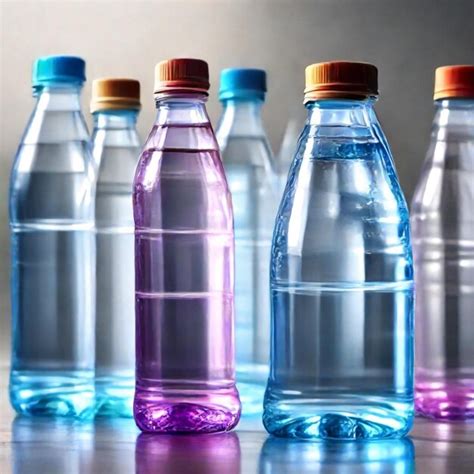 row  bottles   colored liquid   premium ai