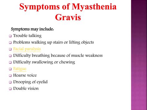 Myasthenia Gravis Symptoms Causes Diagnosis And Treatment Ppt