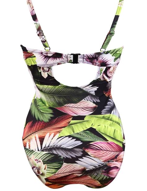 Pour Moi Orchid Luxe Underwired Padded Swimsuit Belle Lingerie