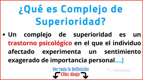 Complejo de Superioridad Actitud Psicológica