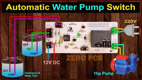 Automatic Water Level Controller For Submersible Pump And Overhead Tank 555 Timer Projects