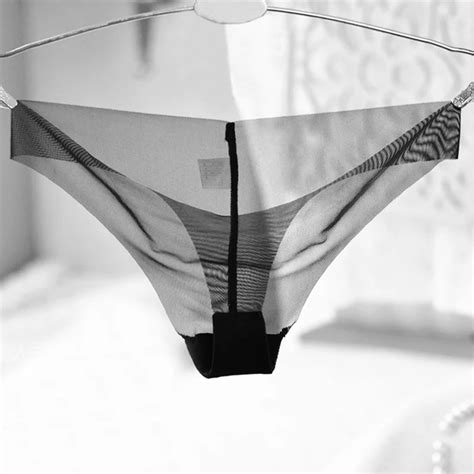 Calcinha Feminina Ultra Fina Fio Dental Renda Baixa Cor S Lida Roupa Ntima Lingerie