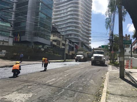 Repavimentaci N Se Ejecuta En La Gonz Lez Su Rez