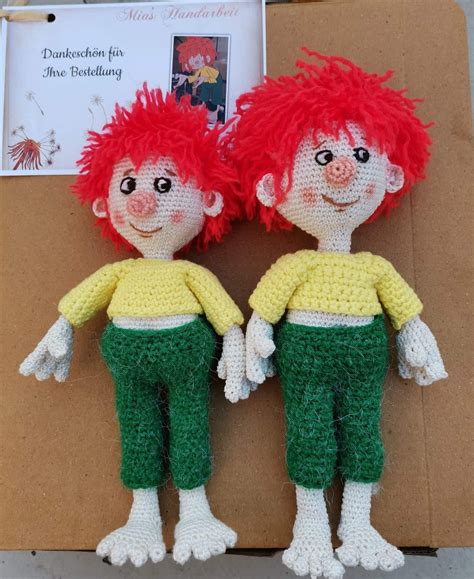 pumuckl s Eule häkeln anleitung Figuren häkeln Strickpuppe