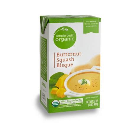 Simple Truth Organic™ Butternut Squash Bisque Soup 32 Fl Oz Kroger