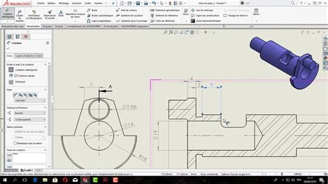 SolidWorks Tutorial Tuto 3 3 Vilebrequin Mise En Plan YouTube