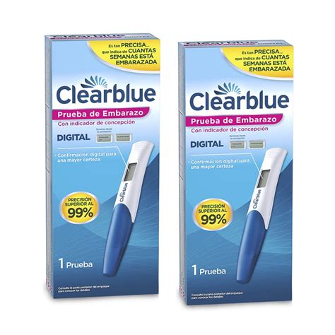 Prueba De Embarazo Clearblue Digital Con Indicador De