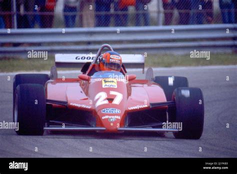 Gilles Villeneuve Cdn Ferrari C Nd Position Stock Photo Alamy