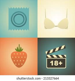 Vector Illustration Icon Set Sex Stock Vector Royalty Free 213327664