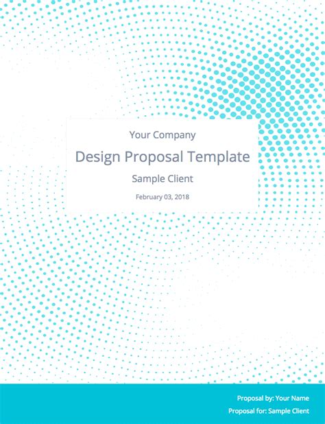 Graphic Design Proposal Template - Sfiveband.com