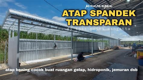 Atap Spandek Transparan Rumah Atap Bening Dan Dinding Spandek