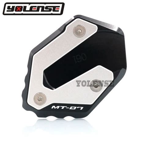 Béquille Béquille de moto pied support latéral Extension Pad agrandir