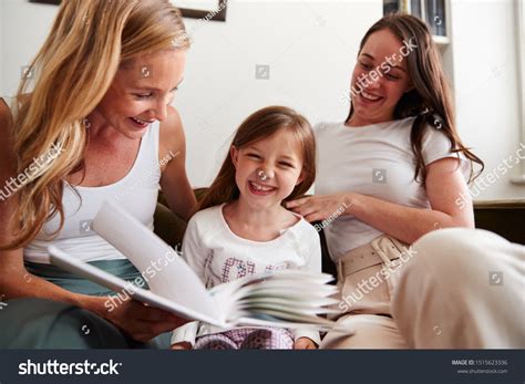Same Sex Female Couple Reading Book Stock Photo 1515623336 Shutterstock