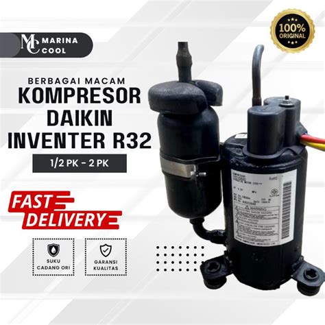 Jual Kompresor Ac Split Merk Daikin Inventer Type Freon R Ukuran