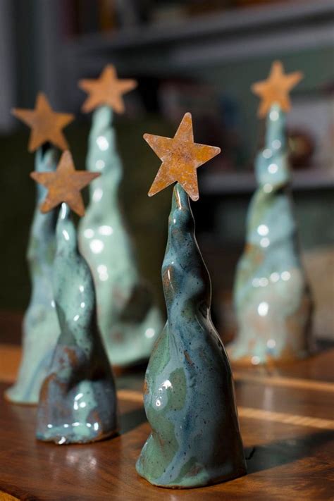 Holiday Ceramic Christmas Tree Holiday Decor Unique Christmas Etsy