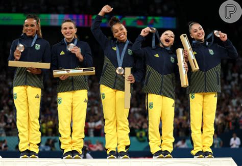 Foto Ginástica brasileira nas Olimpíadas Paris 2024 mesmo