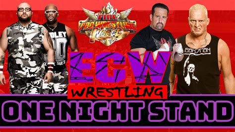 Dudley Boyz VS Sandman Tommy Dreamer ECW One Night Stand Fire Pro