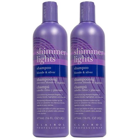 Clairol Shimmer Lights Shampoo Blonde Silver 2pk 16 Fl Oz Each Artofit