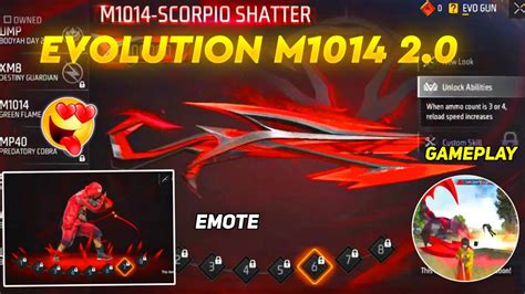 New Evo M1014 20 Free Fire Evo M1014 20 Emote Next Evo Gun