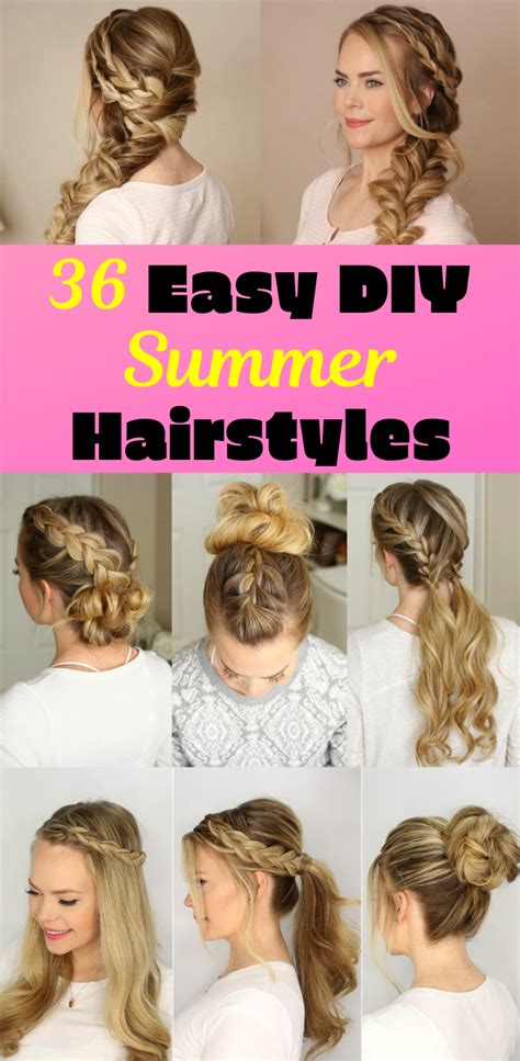 8 Wonderful Easy Summer Hairstyles To Do On Yourself