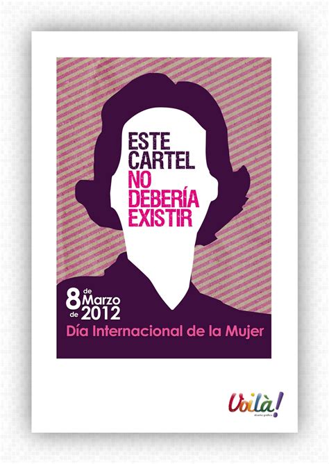 Voilà Design Studio Diseño de Cartel para el Día Internacional de la Mujer