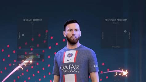 LIONEL MESSI FACE TUTORIAL FIFA 23 PSG PROCLUBS VIRTUAL PRO