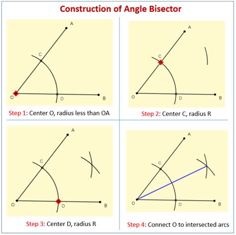 Bisecting Lines And Angles Worksheet - Angleworksheets.com