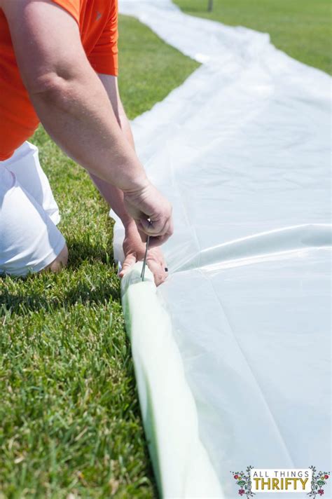 How To Make A Giant 100 Foot Slip And Slide A Beautiful 51 Off