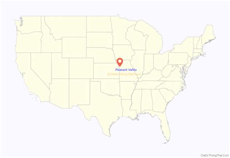 Map of Pleasant Valley city, Missouri - Thong Thai Real