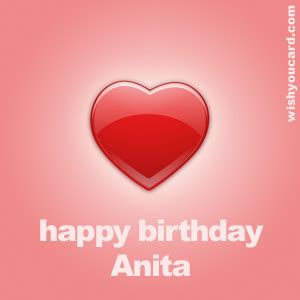 Happy Birthday Anita Free e-Cards