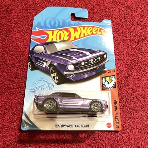 Jual Hotwheels 67 Ford Mustang Coupe Ungu Shopee Indonesia